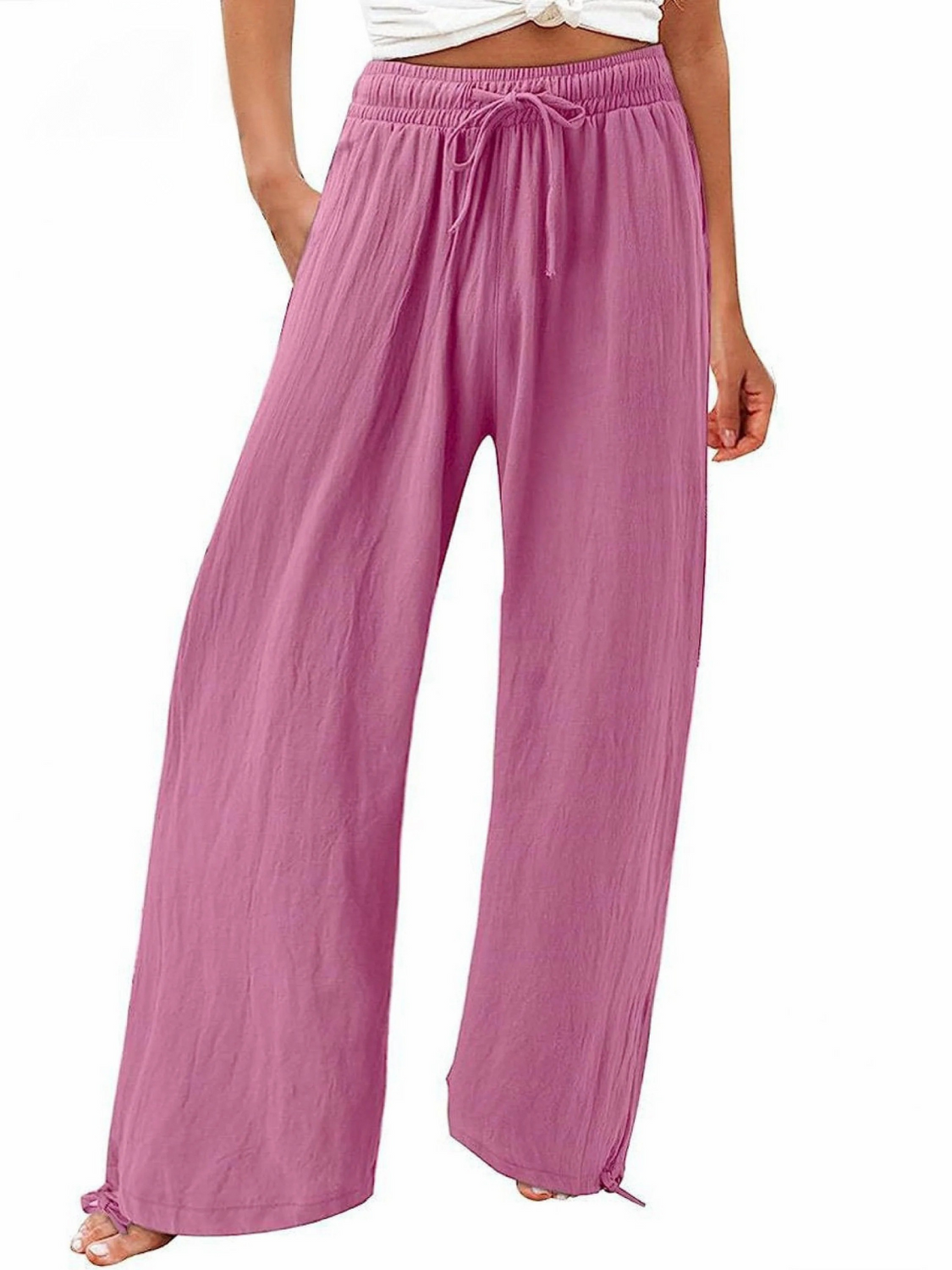 Women's Wide Leg Casual Pants