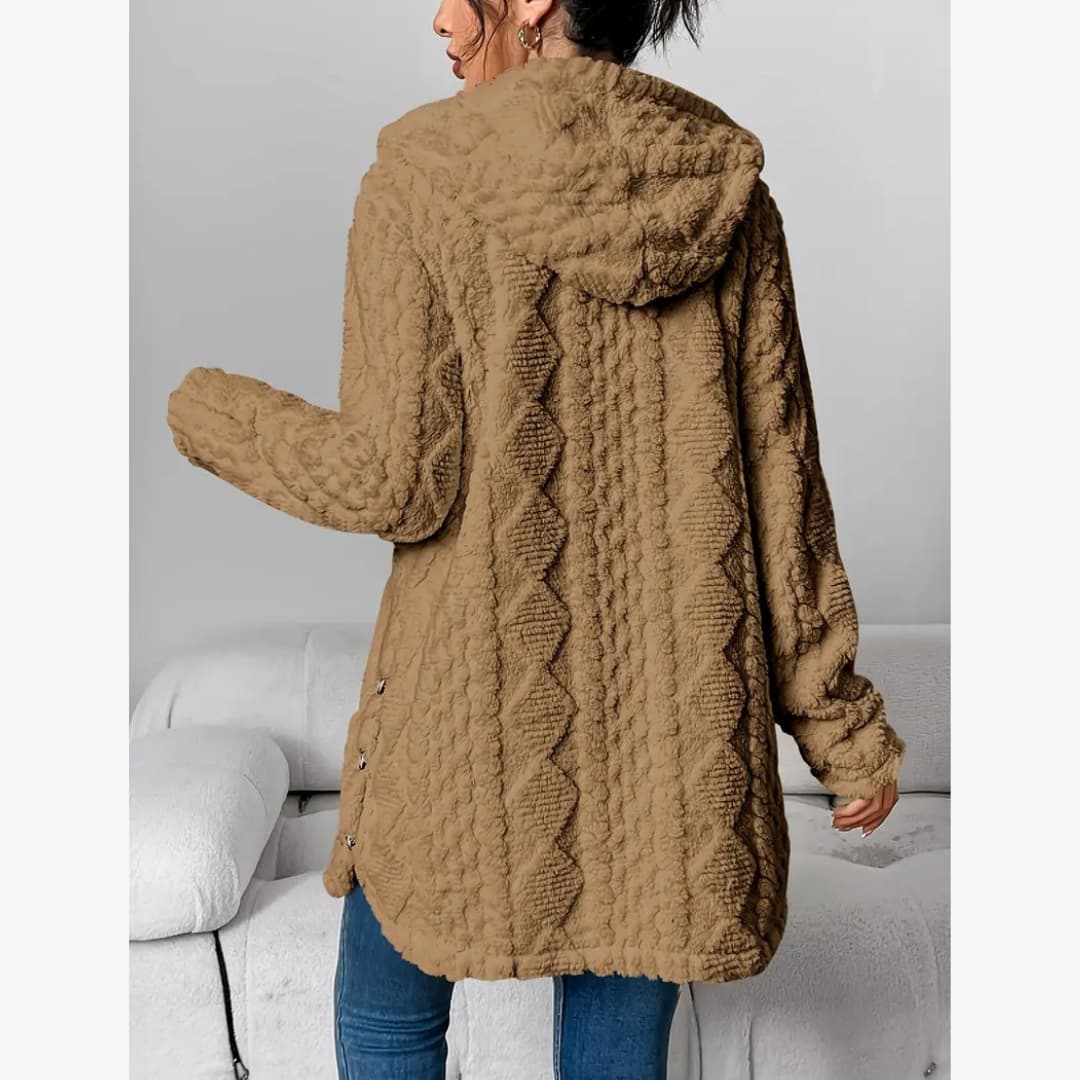 Edith - Cozy hoodie with teddy coat for women