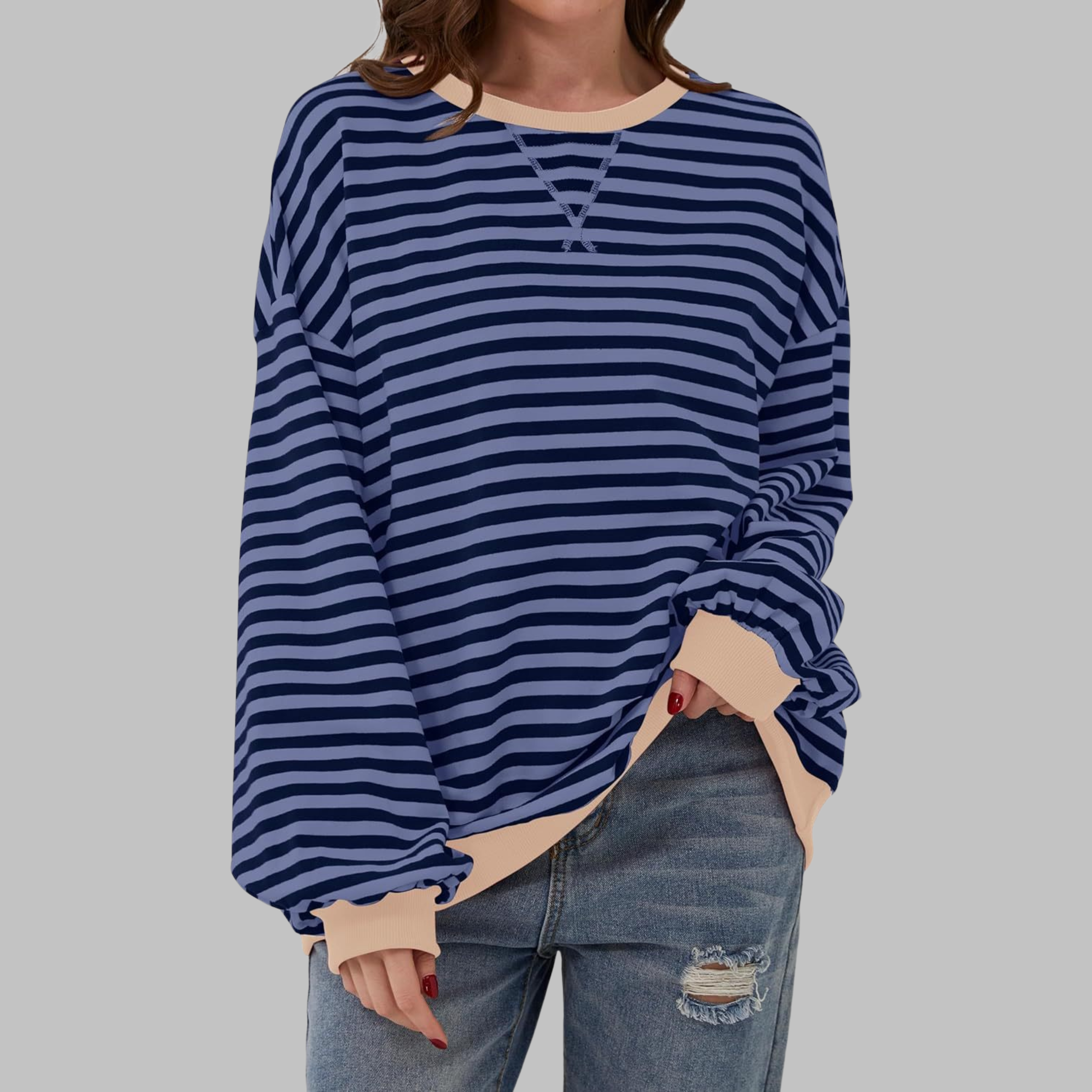 Saphira | Striped Sweater with a Relaxed Touch