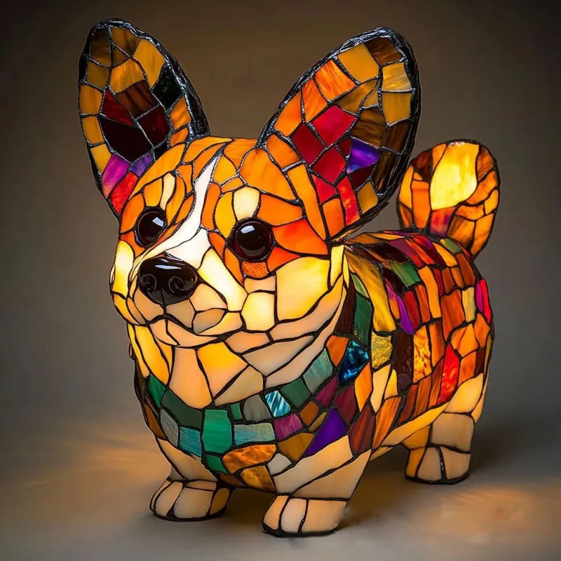 Terry Dog Lamp