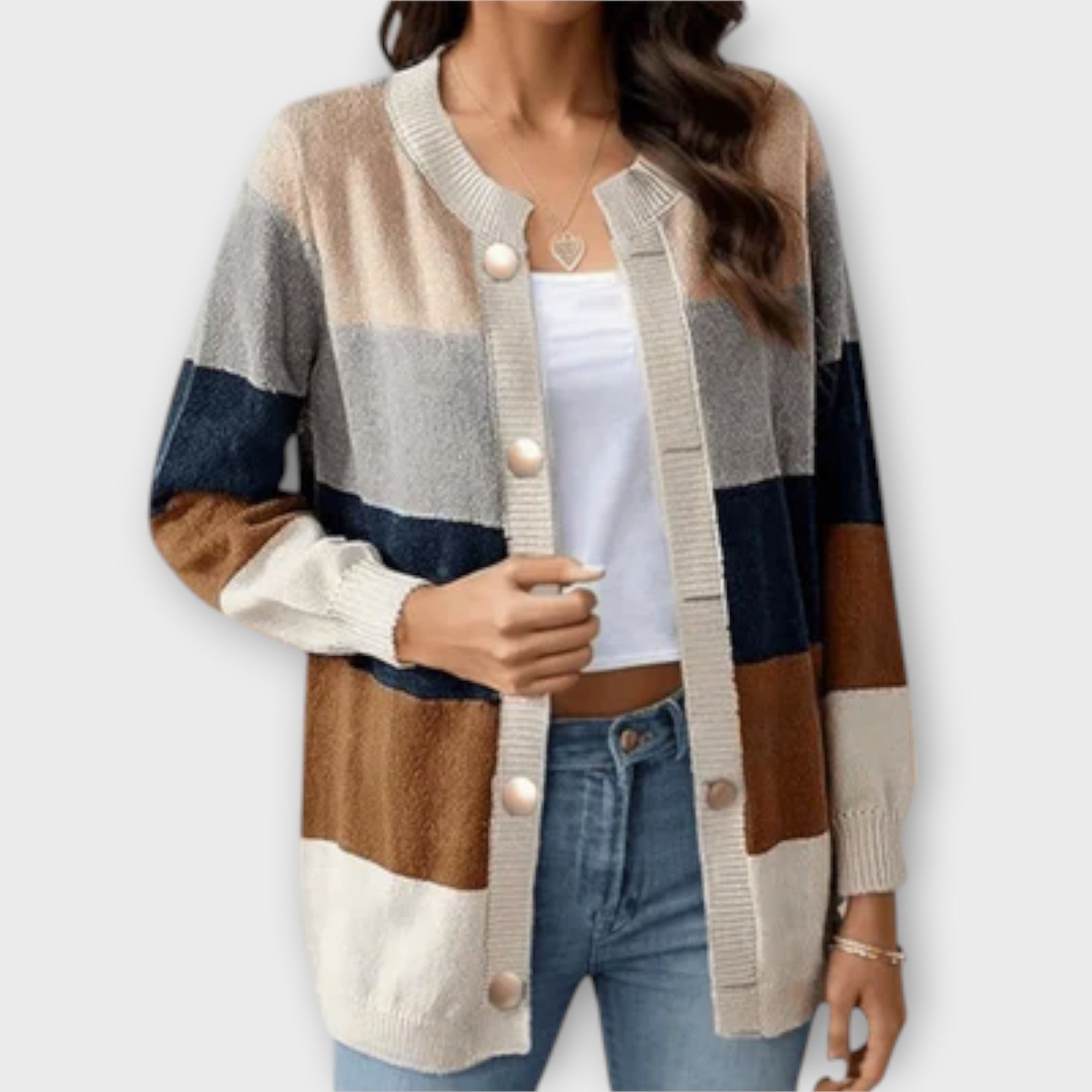 Suzy Striped Cardigan