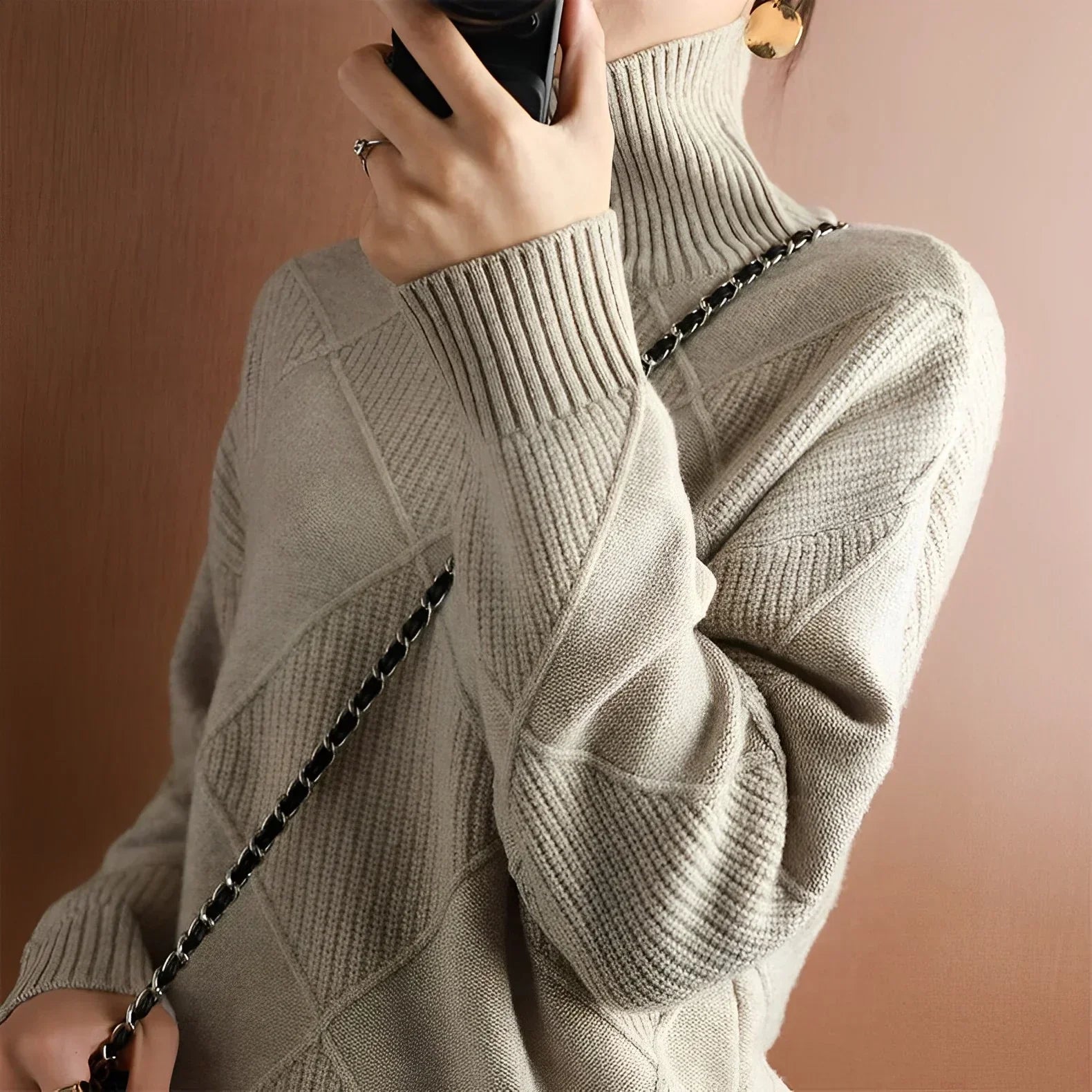 Chunky Turtleneck Sweater