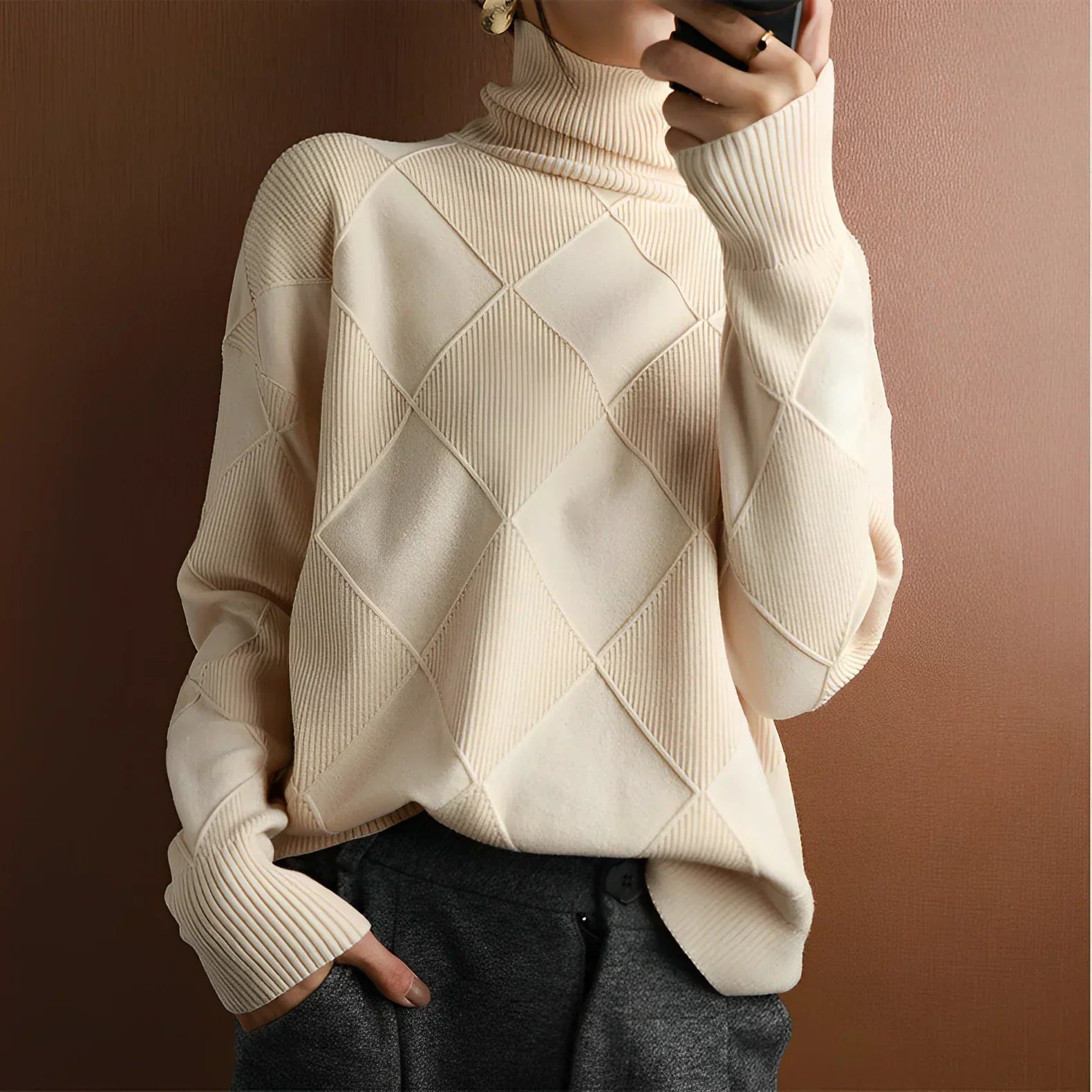 Chunky Turtleneck Sweater
