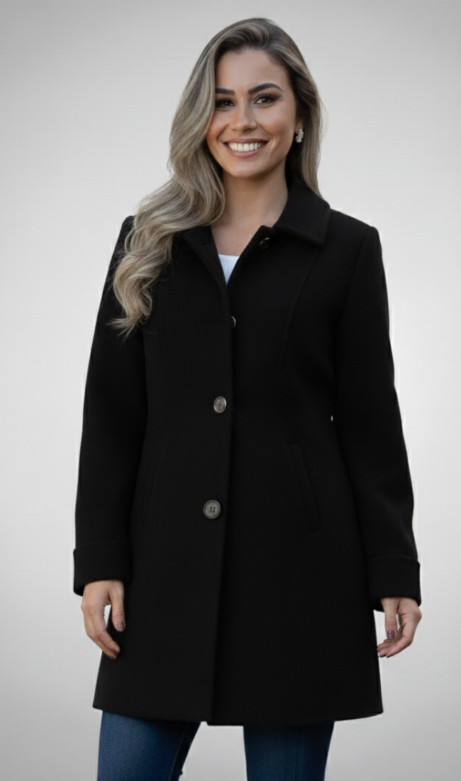 Modavera - Elegant Wool Coat