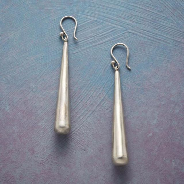 Elegant Boho Silver Stick Earrings