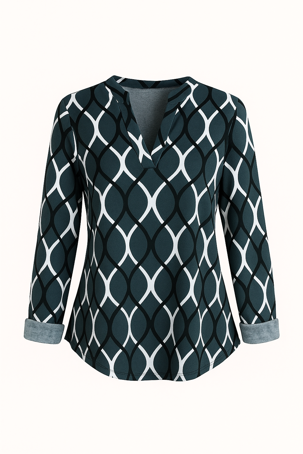 Noelle | Charming Blouse with Graphic Print