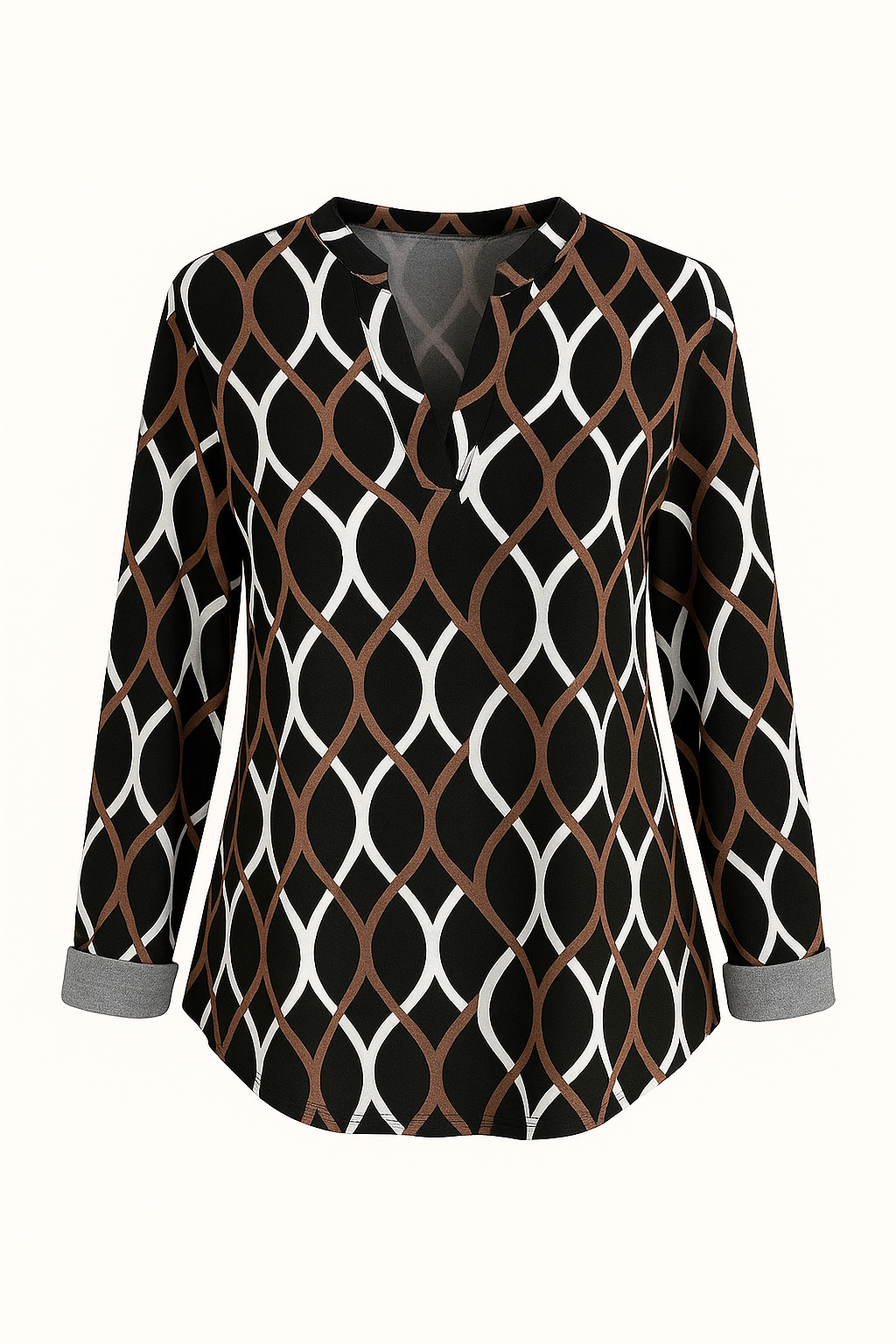 Noelle | Charming Blouse with Graphic Print