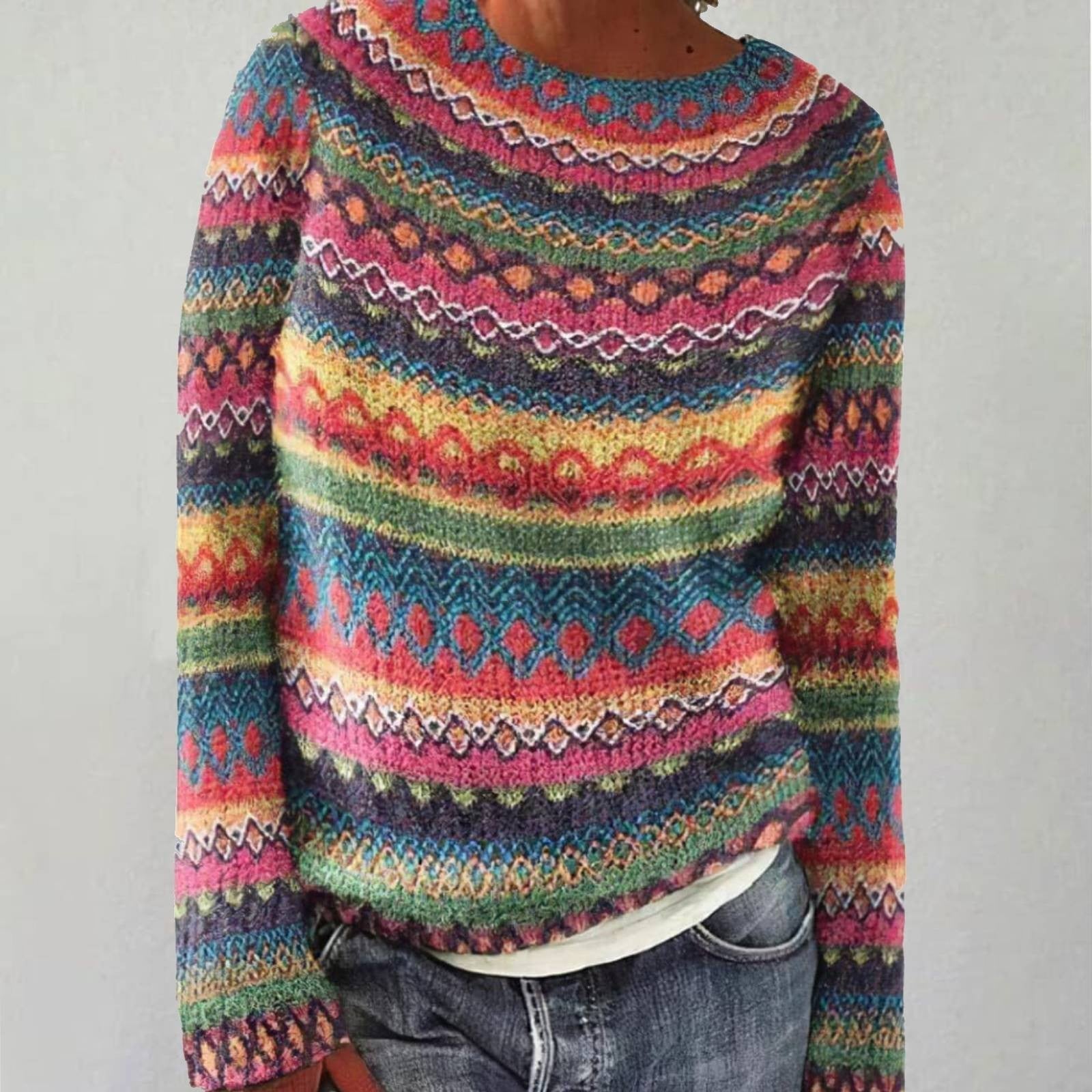 Comfortable Retro Sweater