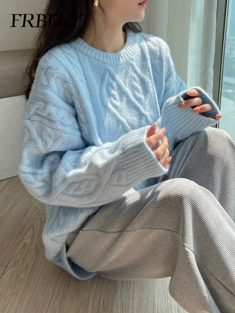 Clara Cozy Cable Knit Sweater