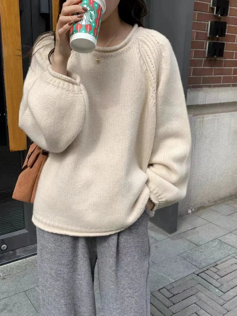 Aria Cozy Oversized Knit Sweater