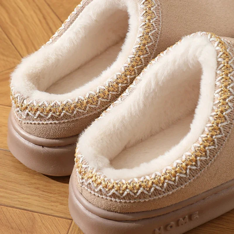 Chloe | Fluffy Platform Slippers™