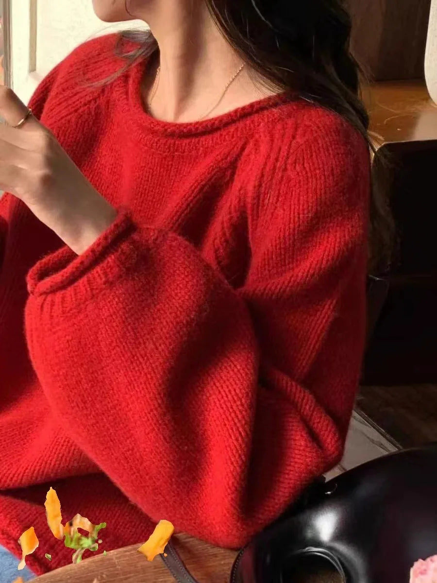 Aria Cozy Oversized Knit Sweater