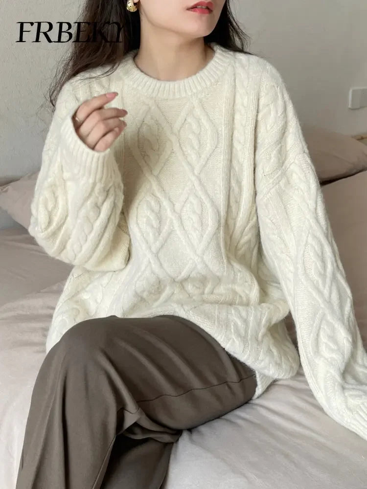 Clara Cozy Cable Knit Sweater