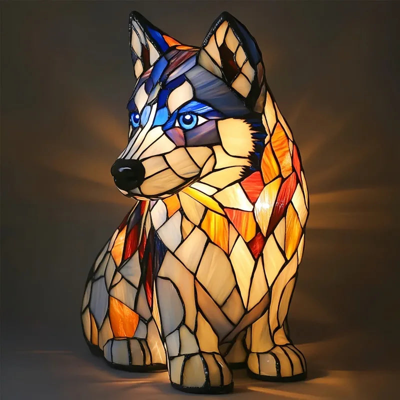Elegant Husky Lamp