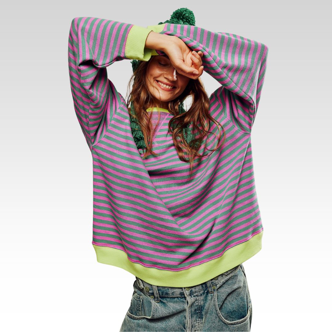 Striped Oversized Sweater