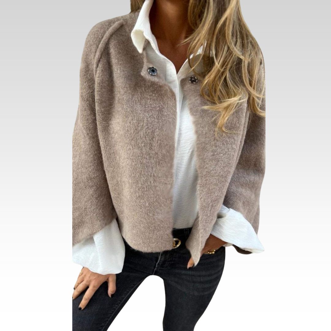 Wool Round Neck Coat