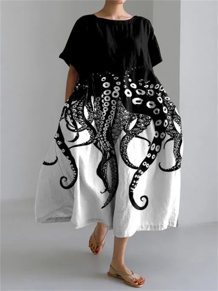 Sirena | Fluid Tentacle Artistic Dress