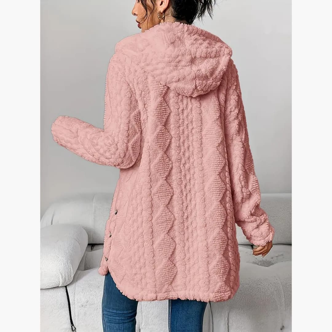 Edith - Cozy hoodie with teddy coat for women