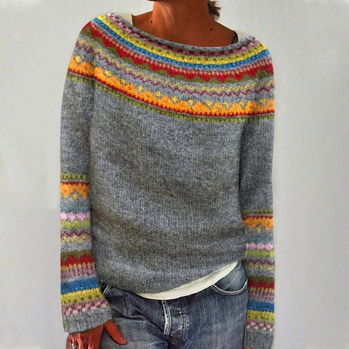 Comfortable Retro Sweater