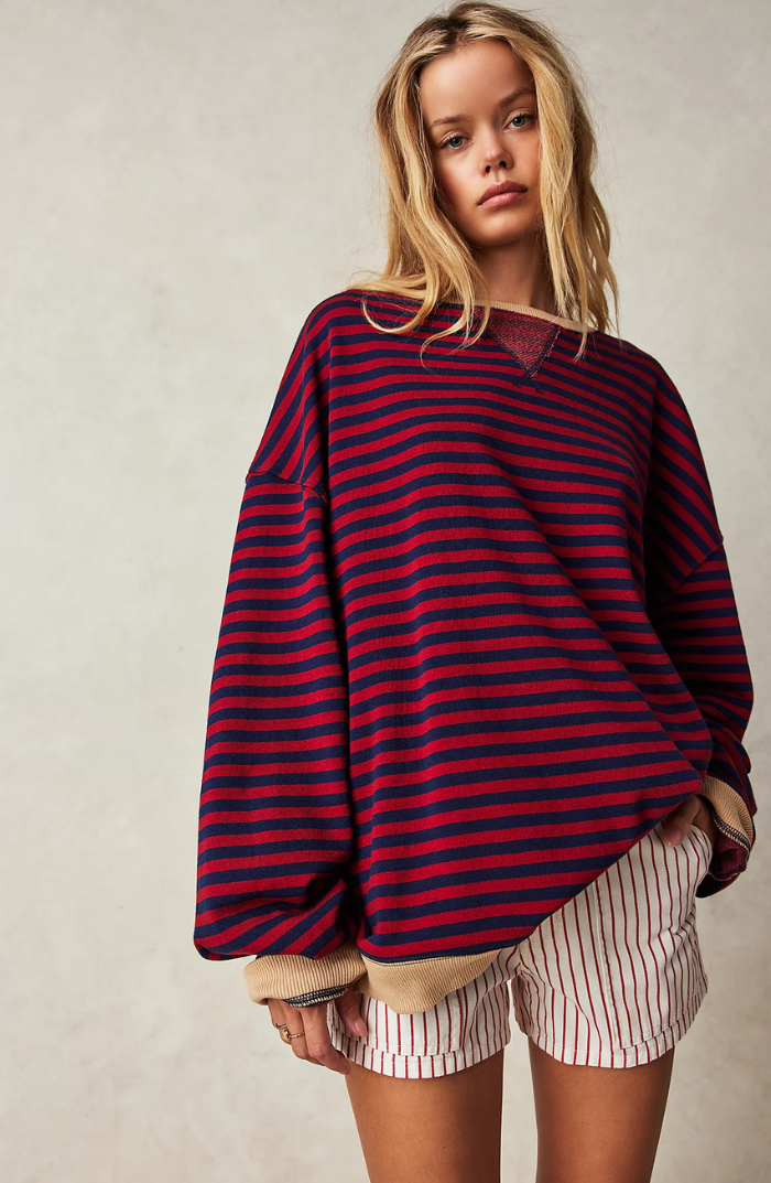 Striped Oversized Sweater