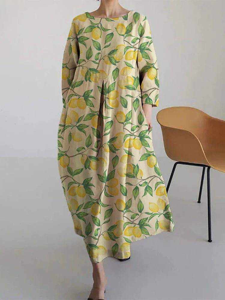 Aurora | Mediterranean-Chic Midi Dress