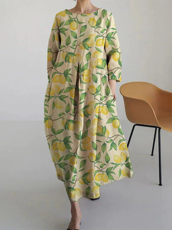 Aurora | Mediterranean-Chic Midi Dress