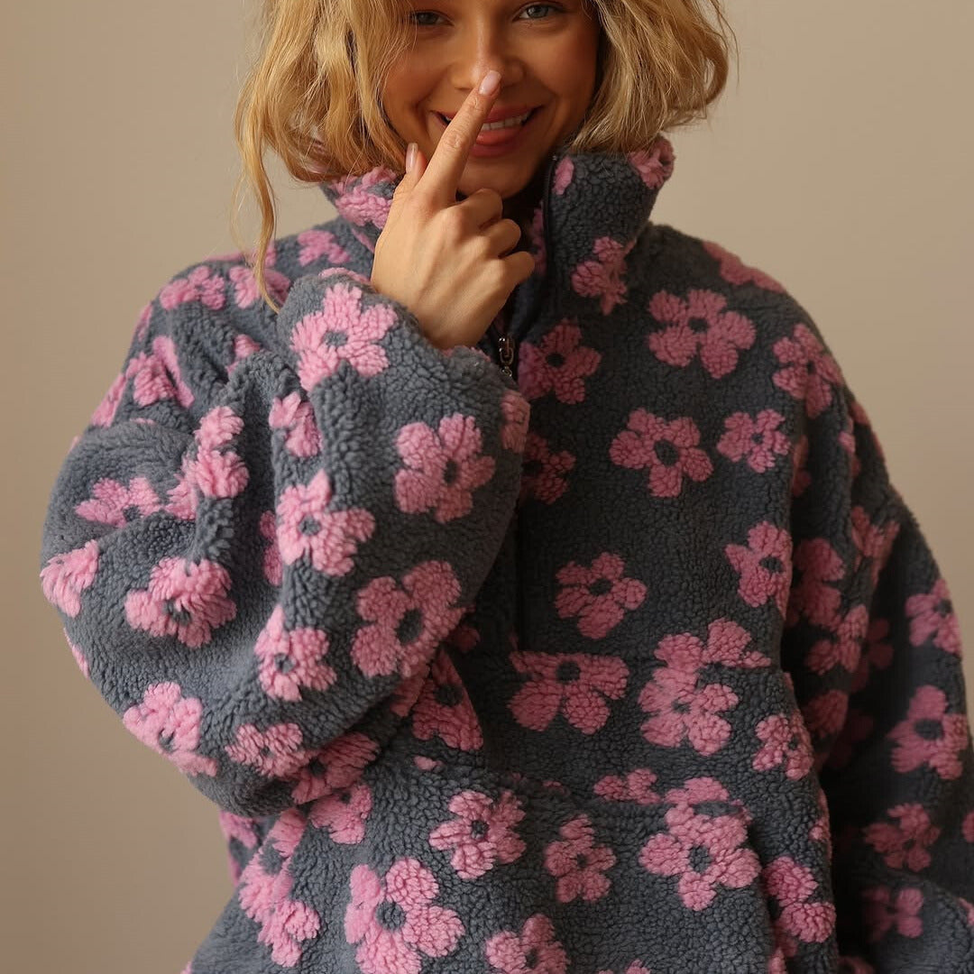 Susan | Sweater with floral print