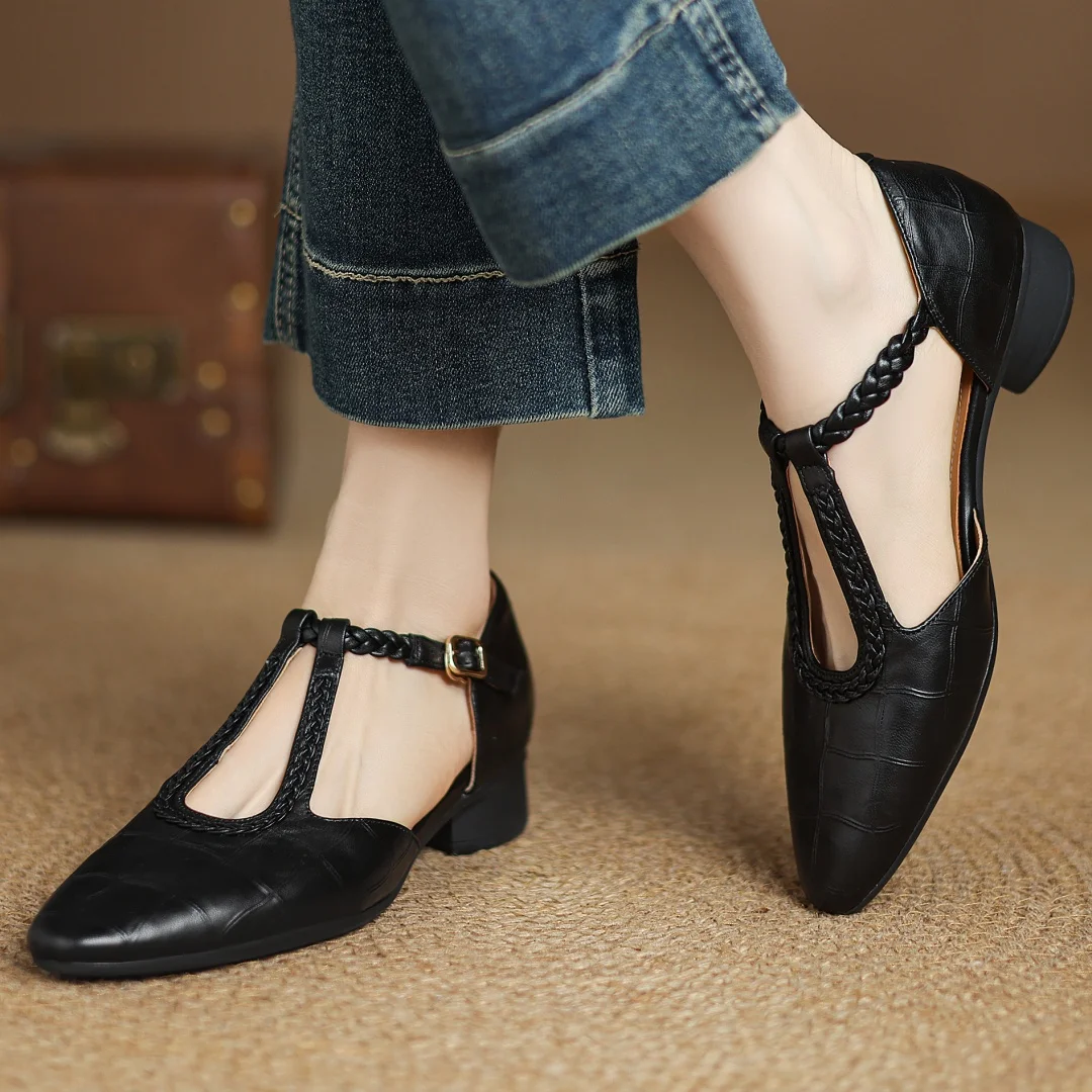 Veronica - Leather Sandals