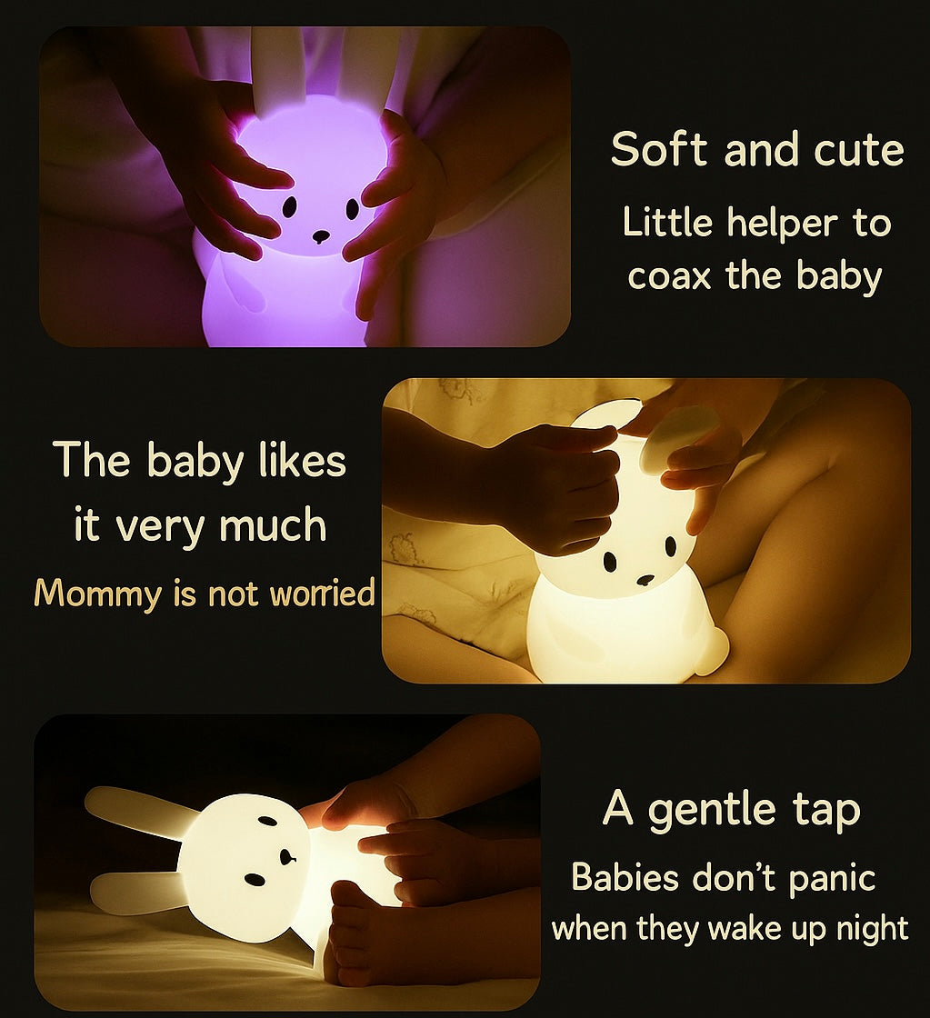 Resting Rabbit Kid's Table Lamp