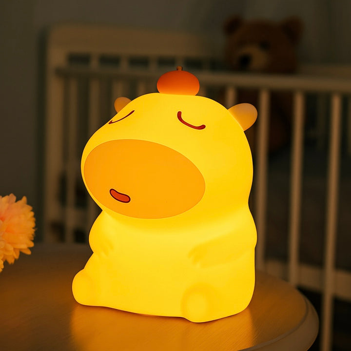 Comfortable Capybara Lamp