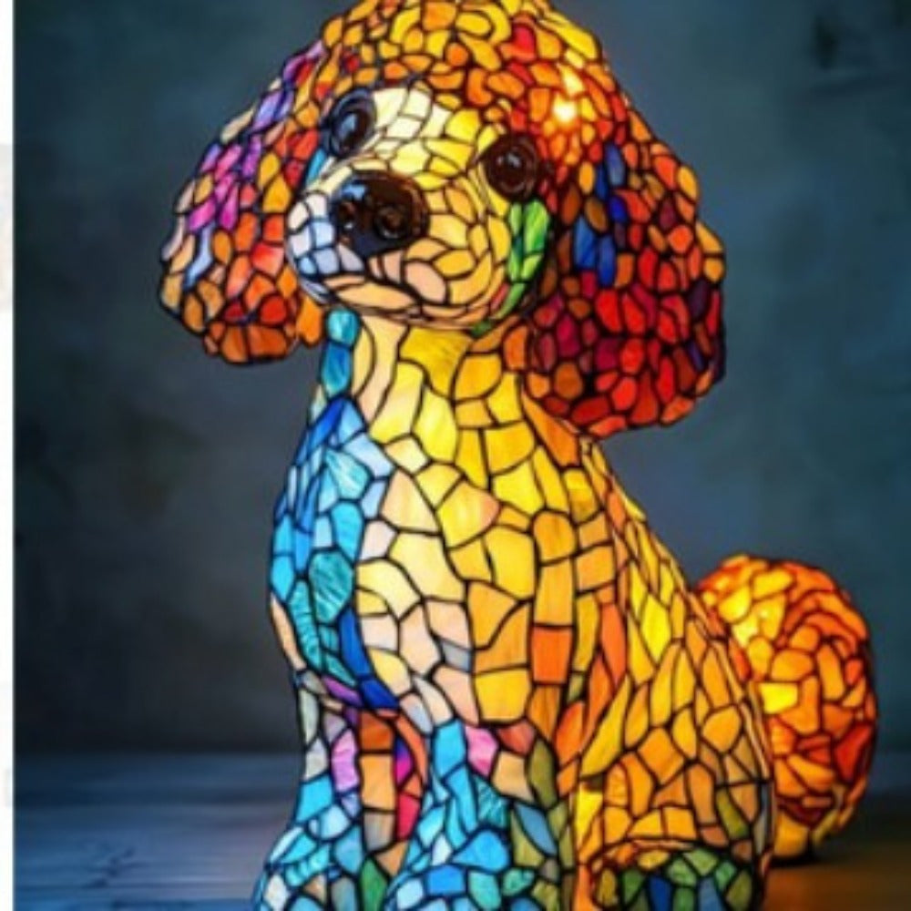 Snuggle Dog Lamp