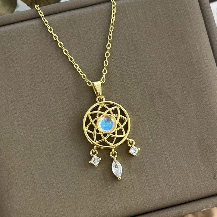 Women’s Dreamcatcher Moonstone Necklace