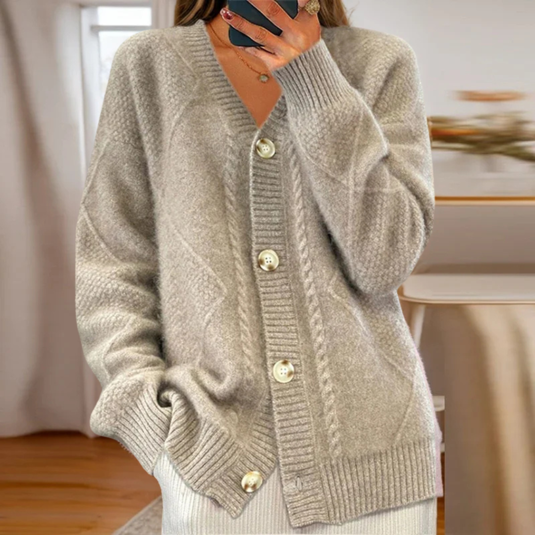 Eloise Cable Knit Cardigan