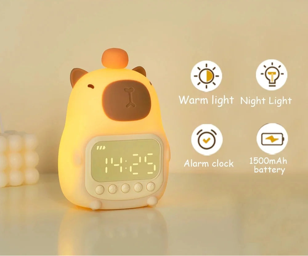 Comfortable Capybara Lamp