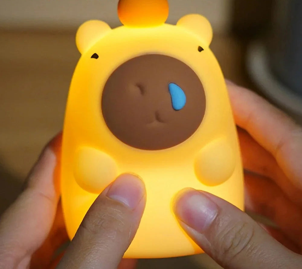Comfortable Capybara Lamp
