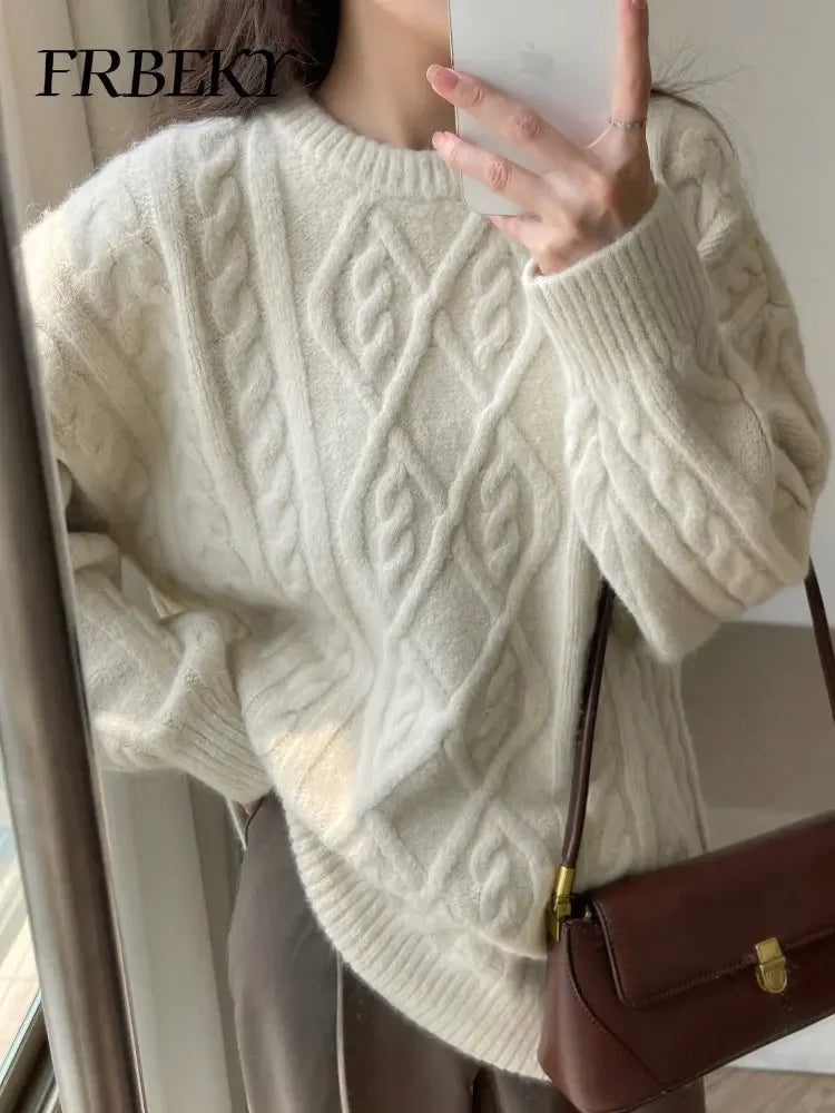 Clara Cozy Cable Knit Sweater