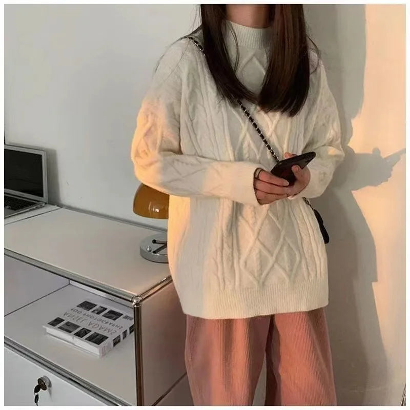 Clara Cozy Cable Knit Sweater