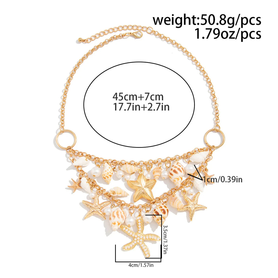 Beach Muse I Shell Necklace