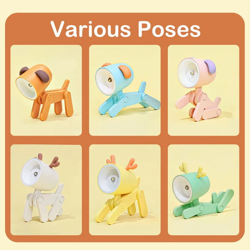 Cute Pet Night Light Kid's Desk Lamp