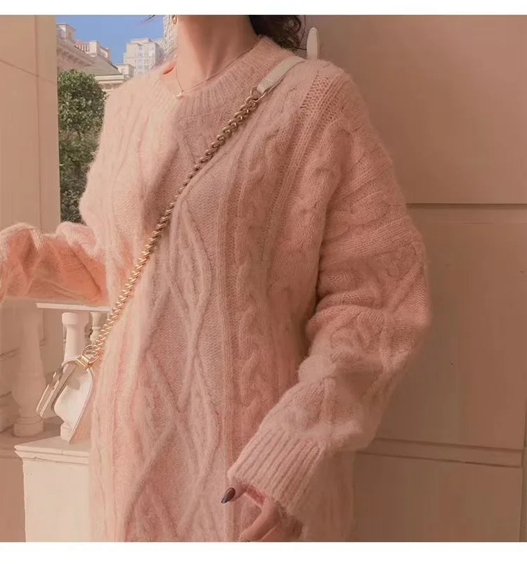 Clara Cozy Cable Knit Sweater