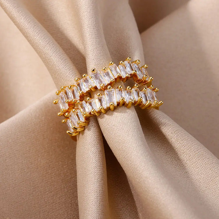 Yuzu - Double Layer Zirconia Ring