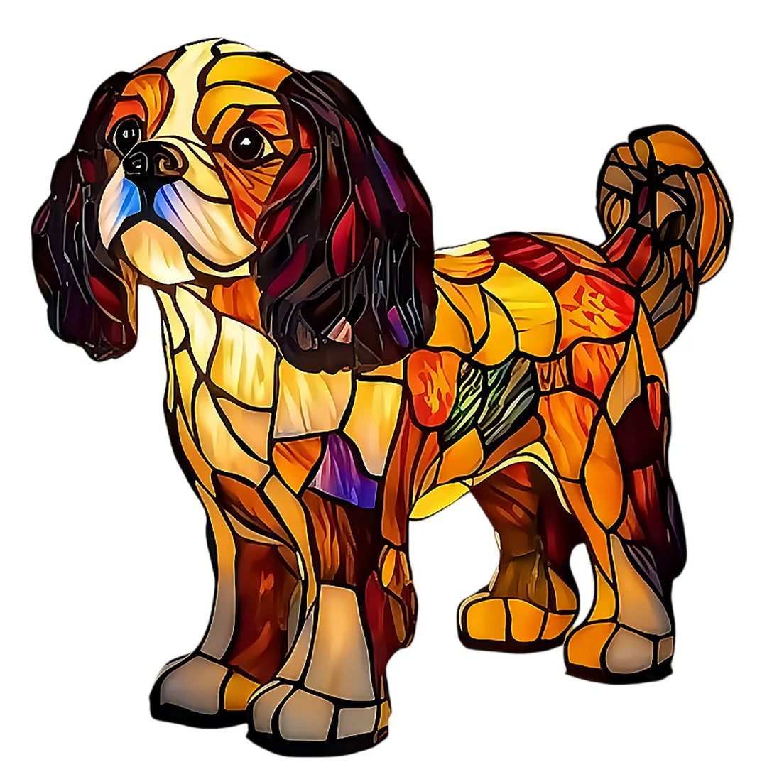 Luna Spaniel Enchanted Lamp