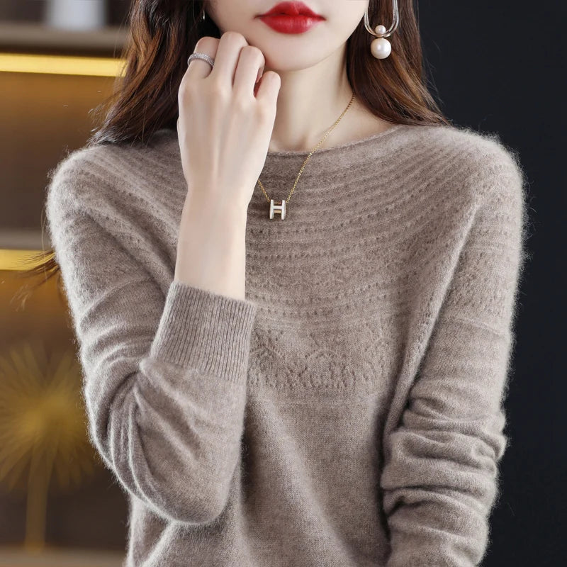 Luna Elegant Knit Pullover Sweater