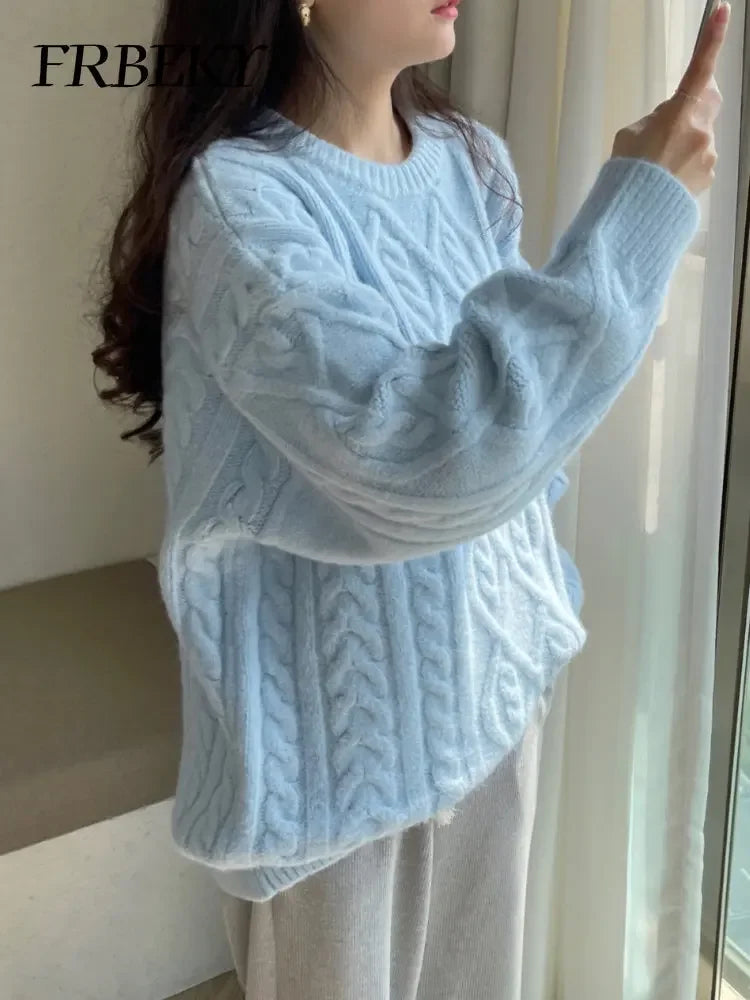 Clara Cozy Cable Knit Sweater