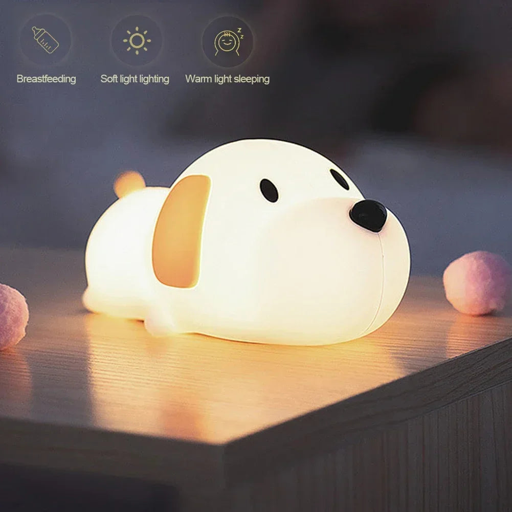 Pleasing Puppy Kid's Lamp