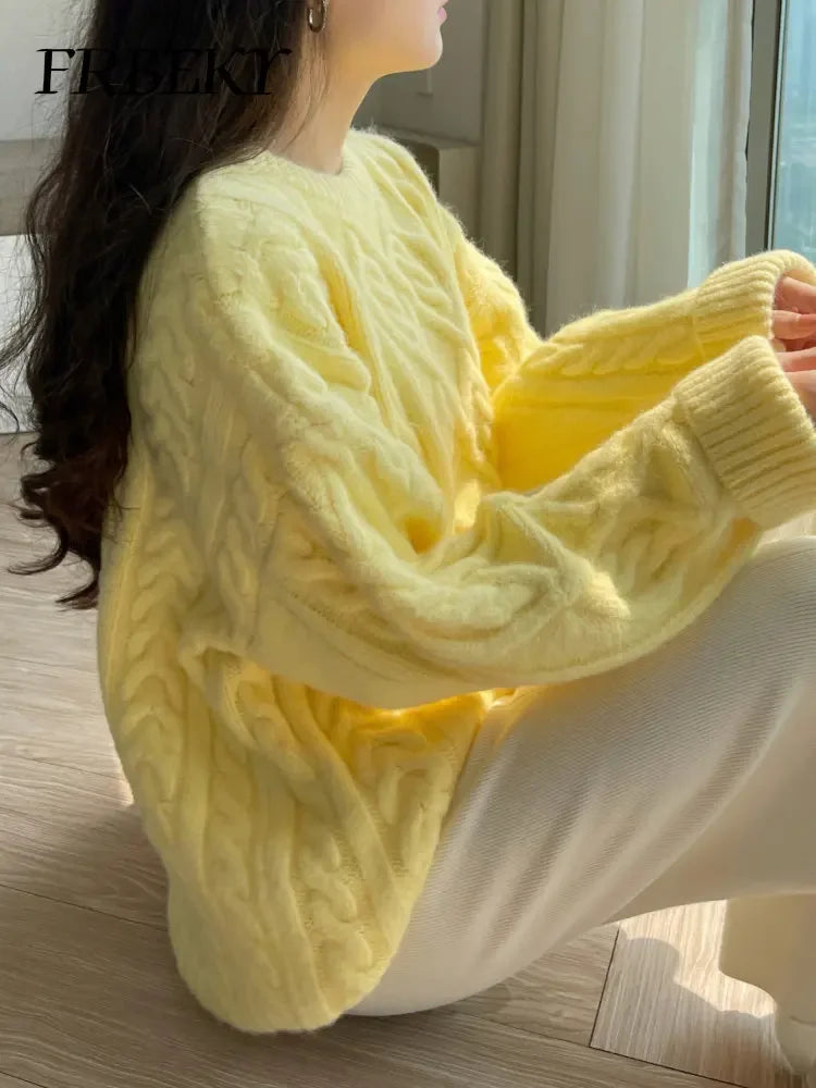 Clara Cozy Cable Knit Sweater