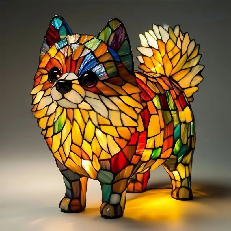 Radiant Pomeranian Lamp