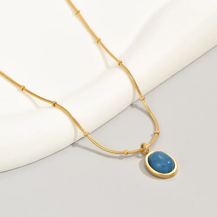 Blue Lagoon I Pearl Necklace