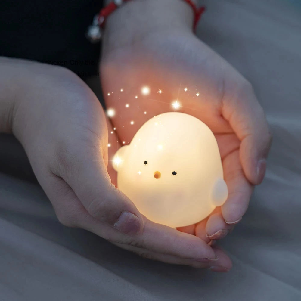Calming Chick Kid's Table Lamp