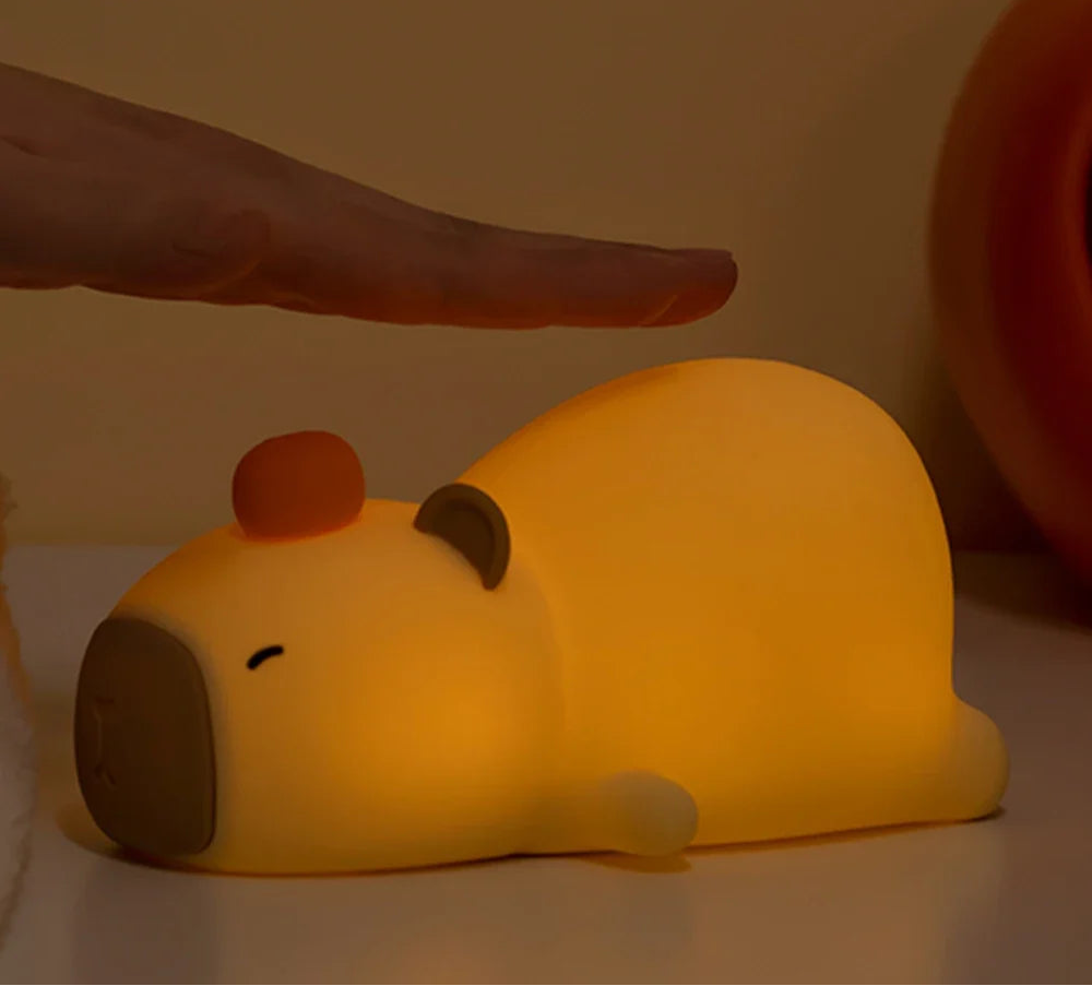 Comfortable Capybara Lamp